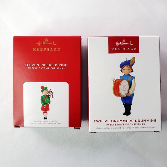 Hallmark Keepsake Christmas Ornaments 2 Twelve Days Of Christmas 2021 & 2022 - Picture 2 of 4